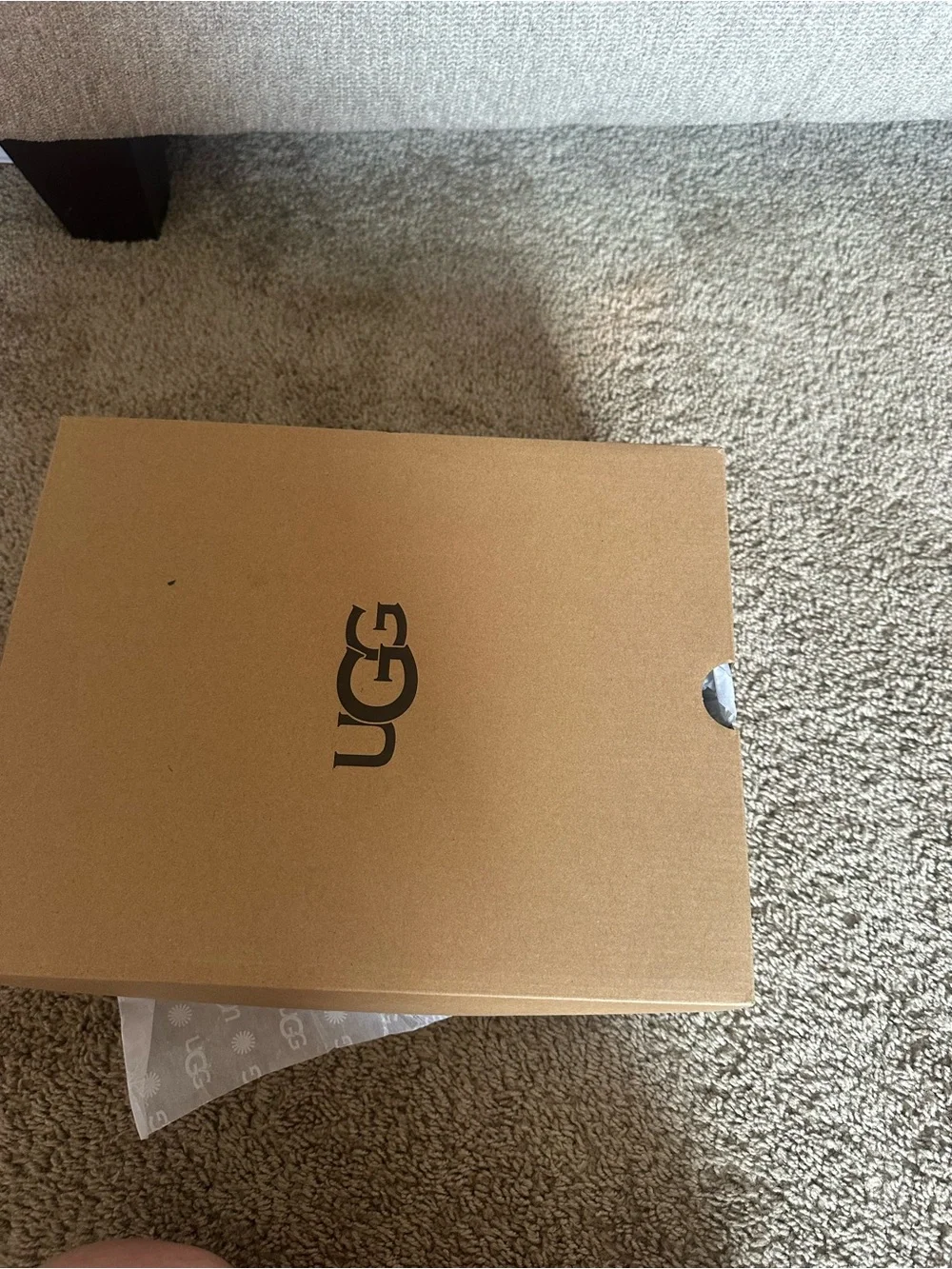 UGG Kids Mini Boot in Black Suede